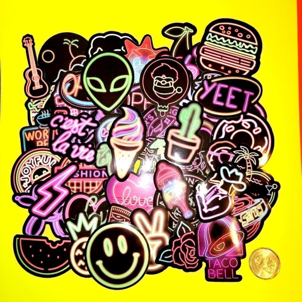 50pc Brand New Waterproof Stickers